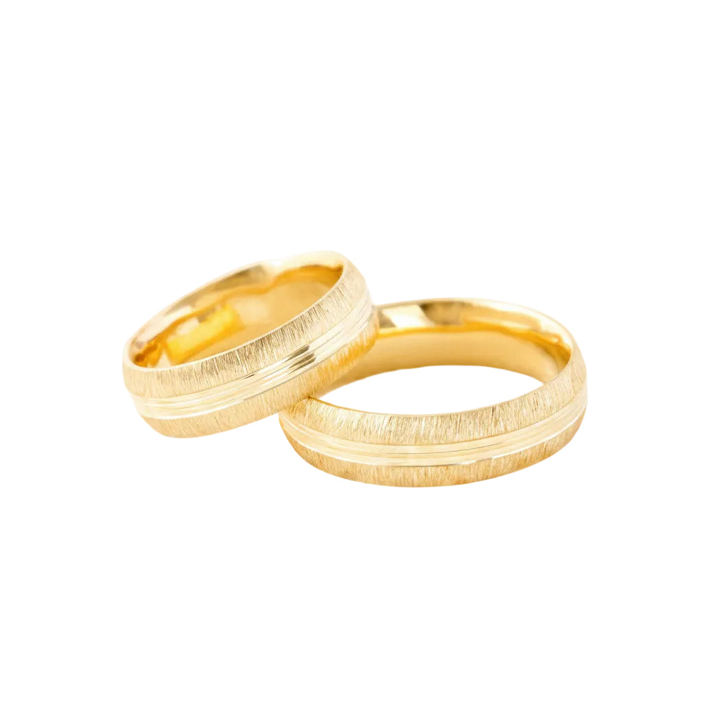Dúo confort light M en oro amarillo 10k 6mm